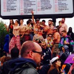 It was Thursday, it was raining, it was Glastonbury, it was time to strip off and dance on a podium